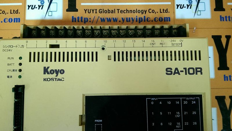 KOYO KOSTAC PLC SA-10R - 裕益科技自動化設備可程式編碼器PLC分散式控制系統DCS